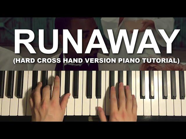 Kanye West - Runaway - Hard Cross Hand Version (Piano Tutorial Lesson)