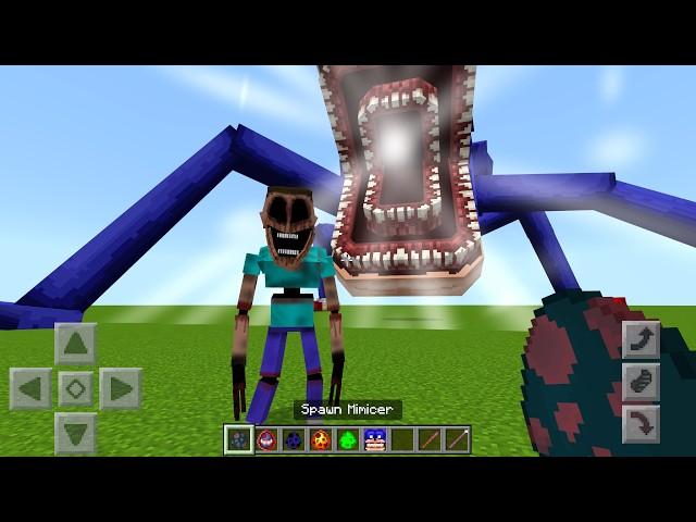 Every Shin Sonic vs NEW Mimicer Mod ADDON UPDATE in MINECRAFT PE