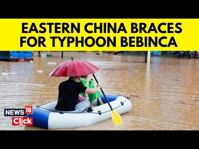 Flights Grounded in Shanghai as China Braces for Typhoon Bebinca | China News | News18 | N18G