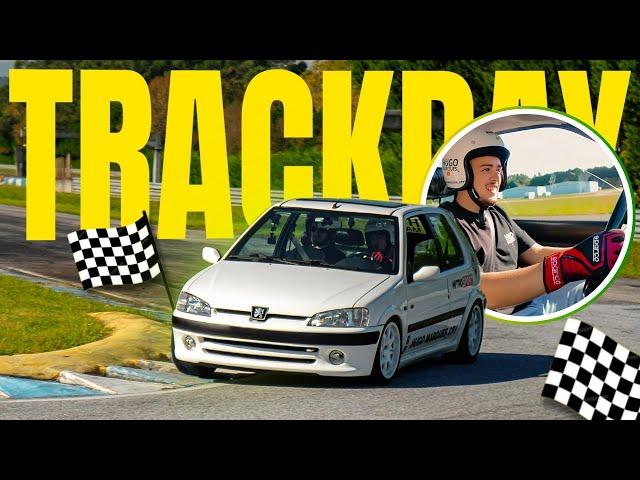 O MEU 1ºPRIMEIRO TRACKDAY COM O 106 GTI ! *FOI INCRÍVEL* | HUGO MARQUES