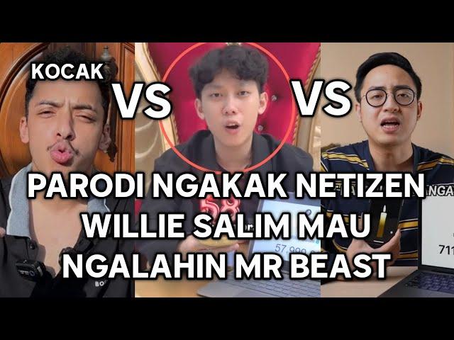 Parodi Ngakak Netizen Willie Salim Mau Ngalahin MrBeast