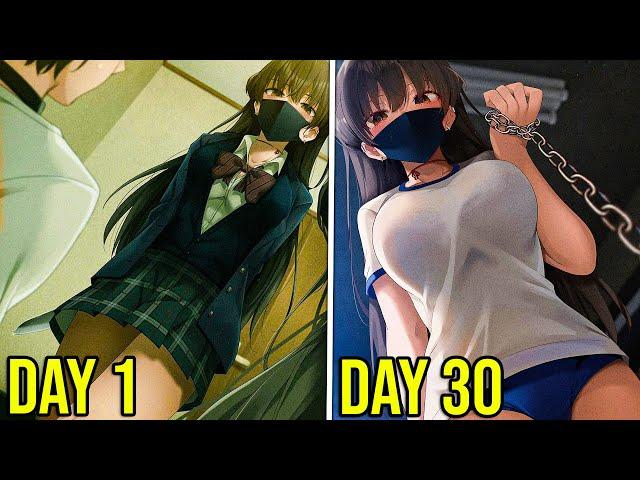 This Strange Highschool Girl Locked me up for 30 Days! - Manga Recap