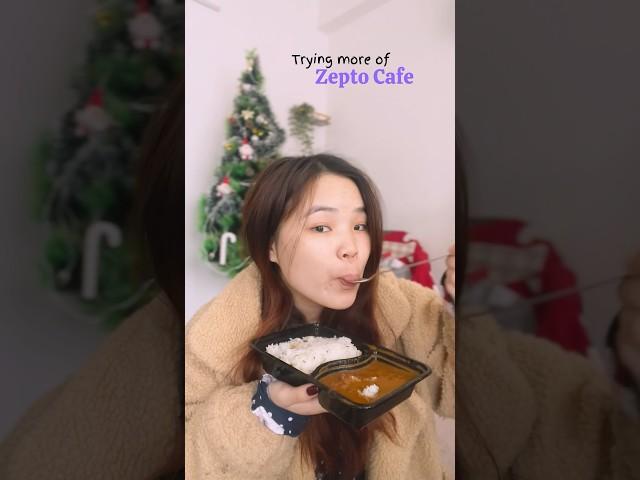 Trying more of Zepto Cafe #shorts #youtubeshorts #zepeto #whatididinaday #food