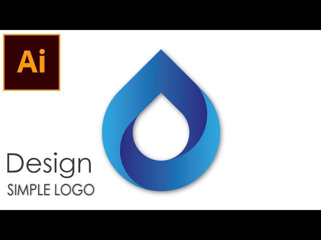 Simple Logo Design in Adobe Illustrator #shorts #illustrator