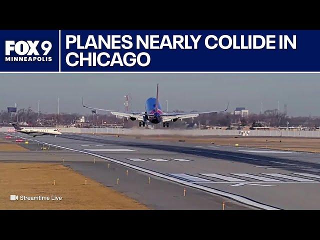 Planes narrowly miss collision at Chicago Midway Airport