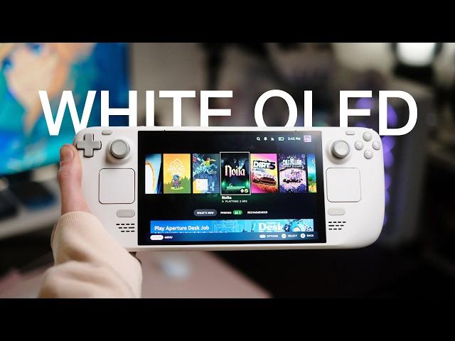 Steam Deck OLED White Limited Edition: Unboxing, Startup Animation & Comparison!