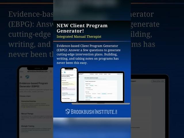 Brookbush Institute Integrated Manual Therapist Certification