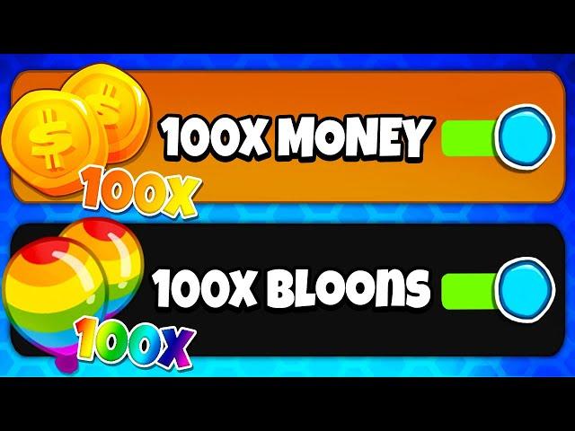 100x Bloons vs 100x Money in BTD 6!