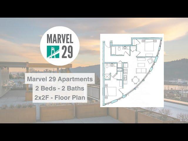 2x2F Floor Plan Virtual Tour - Marvel 29 Apartments