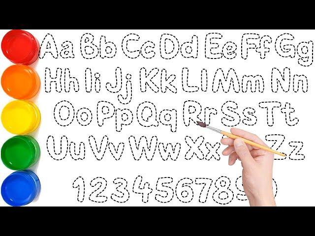 Let's learn Draw Alphabet Letters Aa to Zz for Beginners // Ks Art