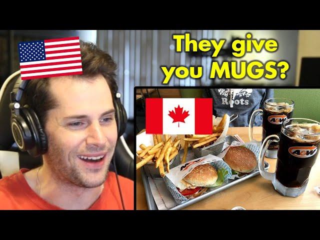 American Reacts to A&W | Canadian Fast Food