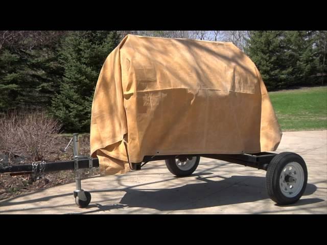 Dize Heavy-Duty 10-Oz. Treated Cotton Duck Canvas Tarp - 6ft. x 8ft., Model# CA0608