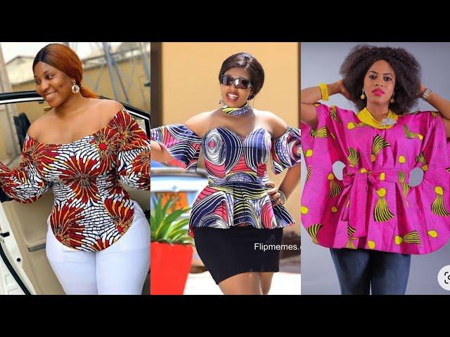 Ankara Blouse Styles 2021||Latest Unique Ankara Fashion Styles