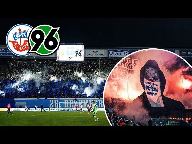 Choreo & Pyro Hansa Rostock Fans gegen Hannover | Hansa Rostock - Hannover 96 II 0:1