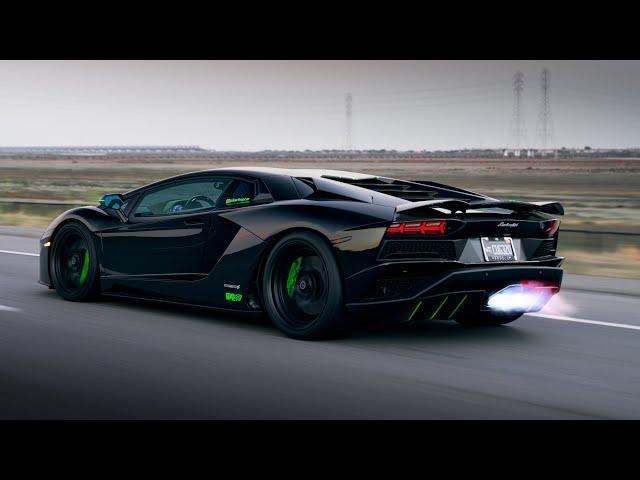 Flame Spitting Aventador S in [4K]