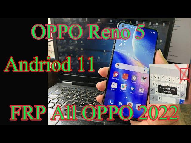 OPPO Reno5 || All Oppo Android 11 Frp Bypass 2022