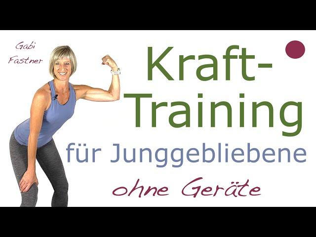  21 min. Krafttraining für Junggebliebene | ohne Geräte, im Stehen