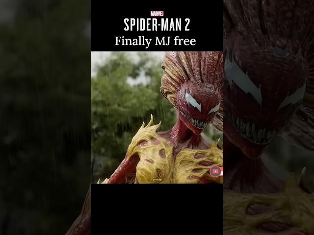 Spiderman 2 Finally MJ Free @Michaeljaydeep #spiderman #marvel #avengers #gaming #peterparker