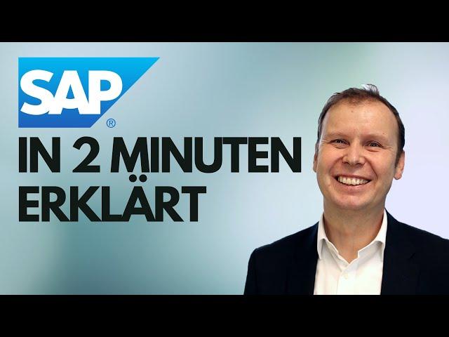 Was ist SAP ERP? SAP für Einsteiger in 2 Minuten erklärt