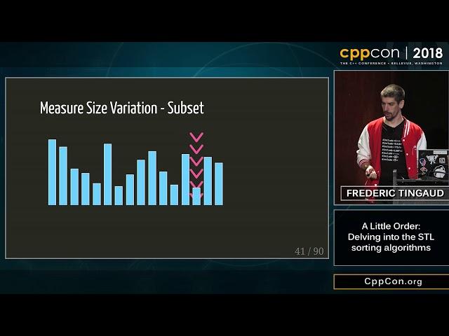 CppCon 2018: Fred Tingaud “A Little Order: Delving into the STL sorting algorithms”