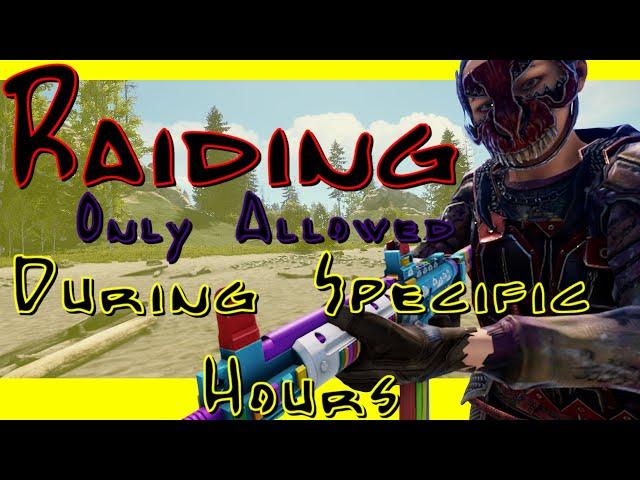  RAIDING Only Allowed During CERTAIN TIMES | Rust Admin Academy Tutorial 2020  Local Time Damage