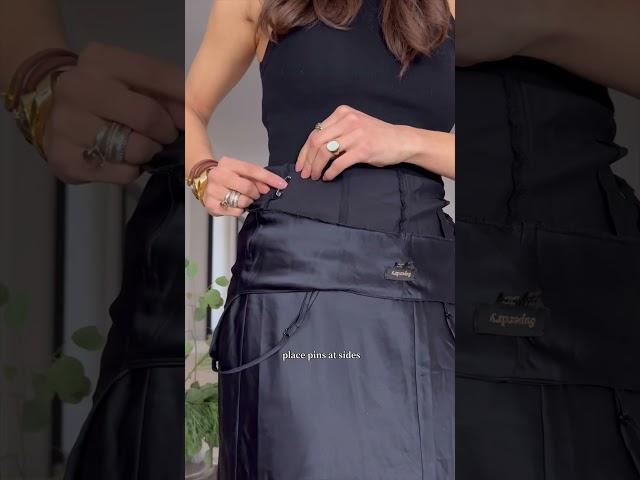 Perfect fitted dress hack  Subscribe for #shorts #fashion