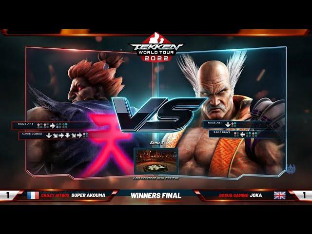 Super Akouma (Akuma) vs JoKa (Heihachi) - 2022 TWT Masters - VSFighting X: Winners Finals