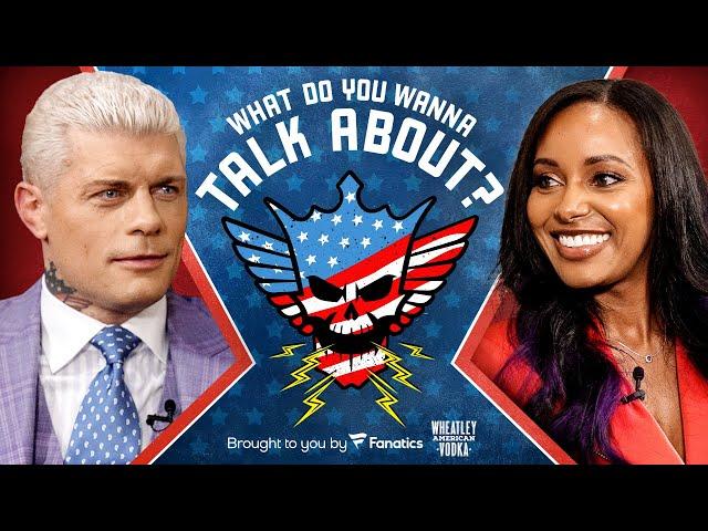 Cody Rhodes and Brandi Rhodes talk love, wrestling and The Final Boss: What Do You Wanna Talk About