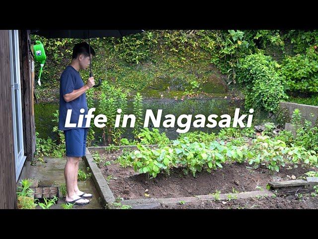 [CC] Rainy Season in Nagasaki / Staying Indoors, Cooking Up a Storm, Strolling Around Peace Park