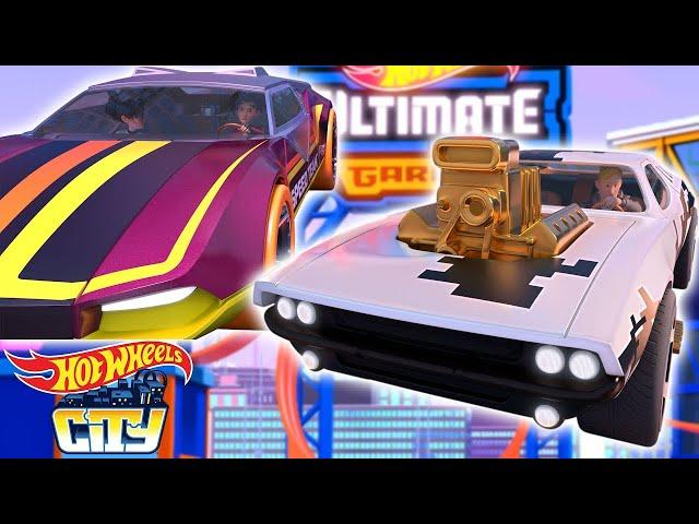 Will Chase and Elliot Escape the Ultimate Garage Maze?!  - Cartoons for Kids | Hot Wheels