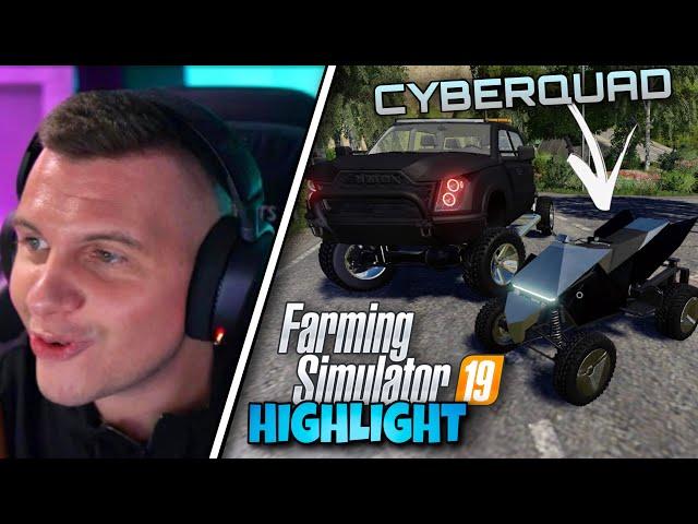 Autos Tunen in LS19? TESLA CyberQuad !! - ZOQQER Highlight