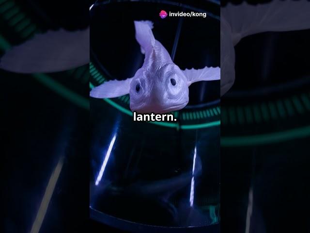 Deep-Sea Ghostfish with Bioluminescent Organs