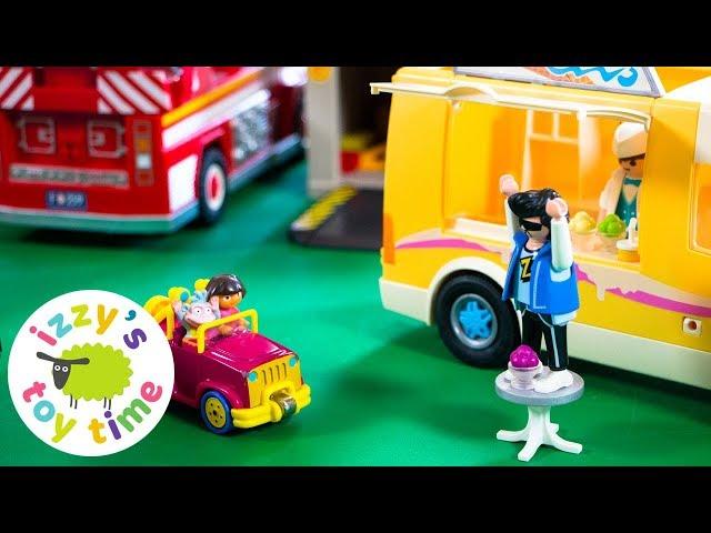 Cars  | Dora the Explorer with Playmobil Ice Cream Truck | Fun Toy Cars !