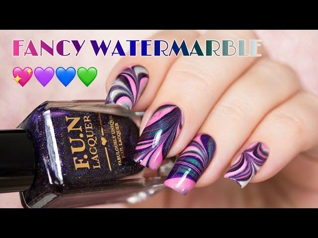 WATERMARBLE NAILS | F.U.N LACQUER