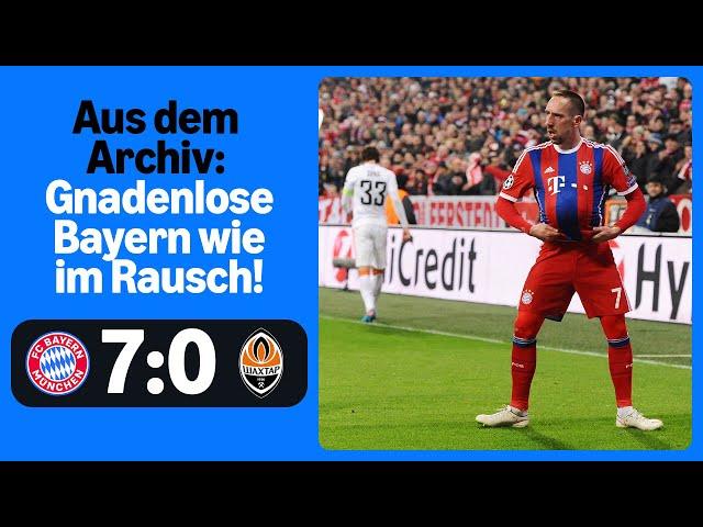 Als die Bayern immer weiter rollten! | FC Bayern - Schachtar Donezk | Highlights 2014/15 