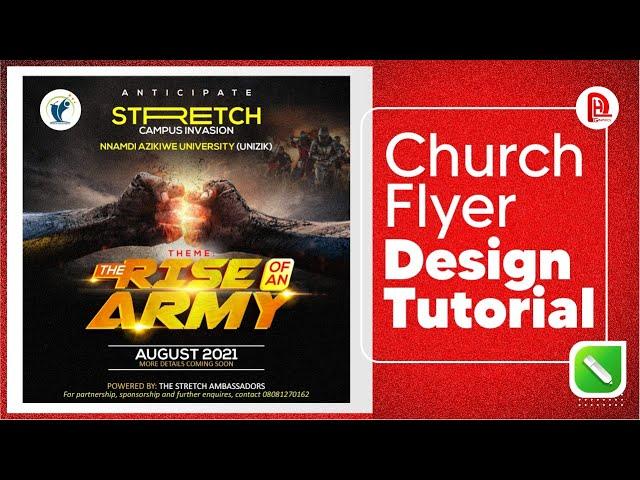 How to design a church e-flyer | CorelDraw 2021 Tutorial