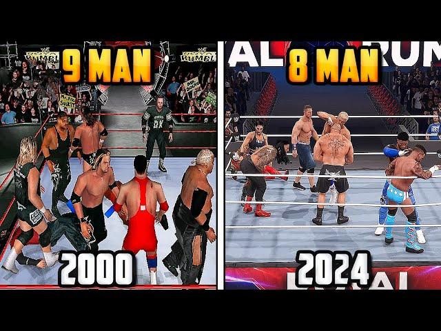 The Evolution Of The Royal Rumble Match in WWE Games (2000 - 2024) !!!