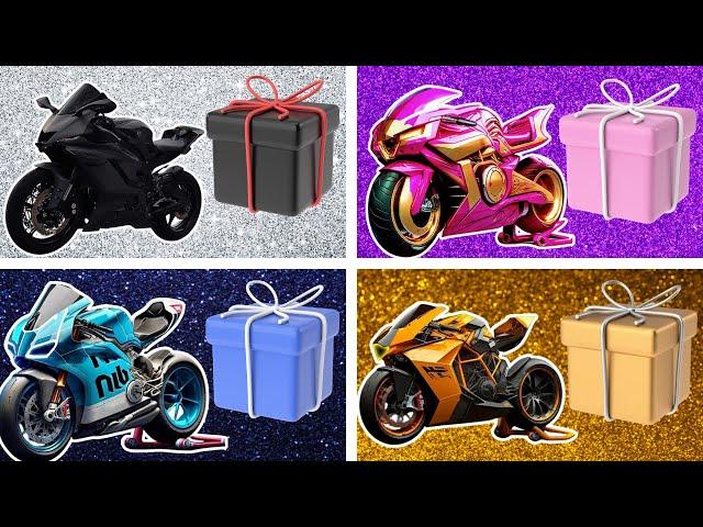 Elige Un Regalo de 4  ¡Desafío de 4 Cajas de Regalo! | Choose Your Gift 