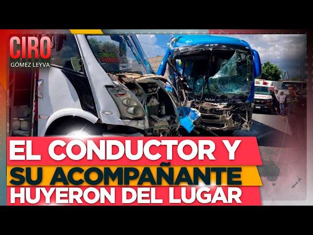 15 lesionados tras choque de dos autobuses de pasajeros en la México-Pachuca | Ciro
