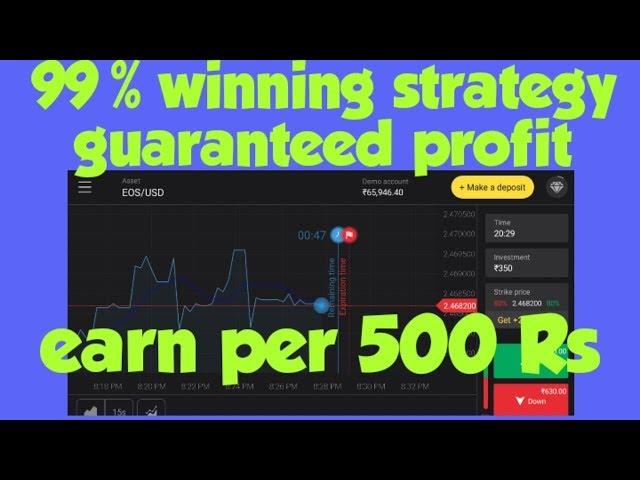 Binomo winning strategy || 99% profit using this strategy