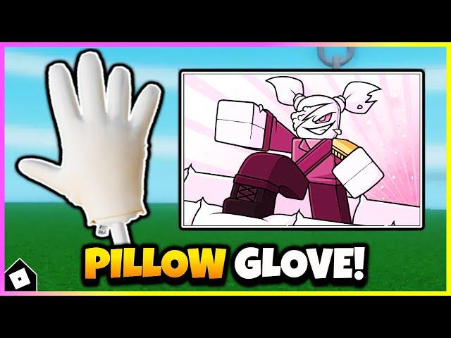 How To Get PILLOW GLOVE & SHOWCASE in SLAP BATTLES! (Fortress of Dreams Badge) [ROBLOX]