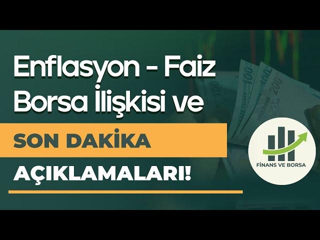 CUMHURBAŞKANI DEZENFLASYON AÇIKLAMASI VE BORSA İLİŞKİSİ!