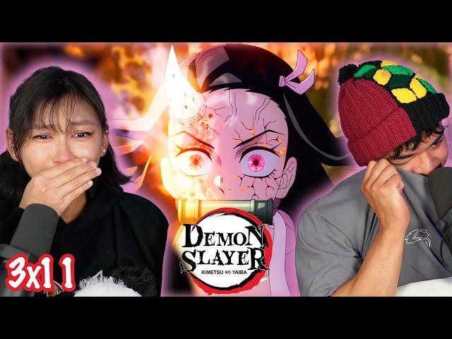 A BEAUTIFUL SEASON FINALE! | Girlfriend Reacts To Demon Slayer 3X11 REACTION!