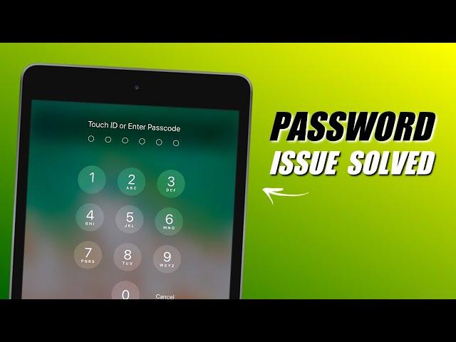 How To Unlock iPad if You Forgot The Password