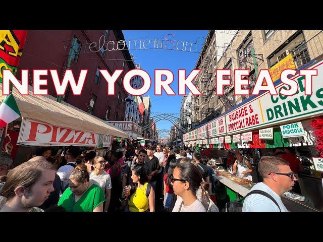 Feast of San Gennaro LIVE New York City Little Italy 2024