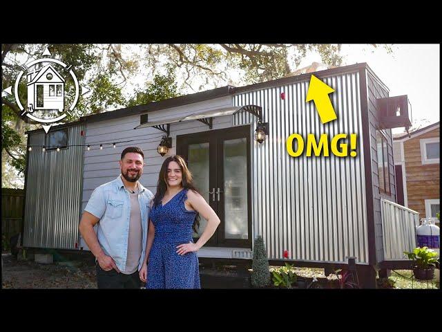 Is that a glass roof!? This tiny home is unbelievable