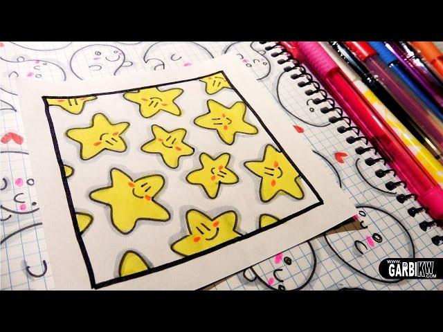 Cute Stars - How to Draw Patterns for your Doodles by Garbi KW