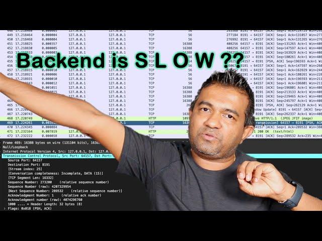 How to Troubleshoot SLOW backends using TCP dump and Wireshark (Demo)