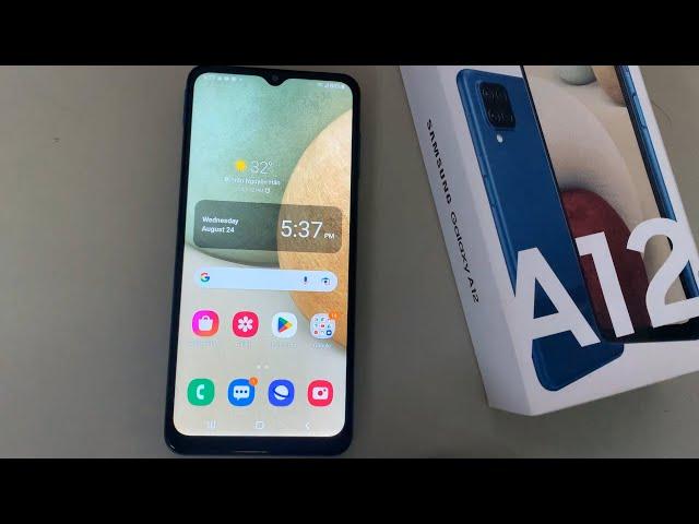 Samsung Galaxy A12: How to Add Digital Clock Widget to Home Screen