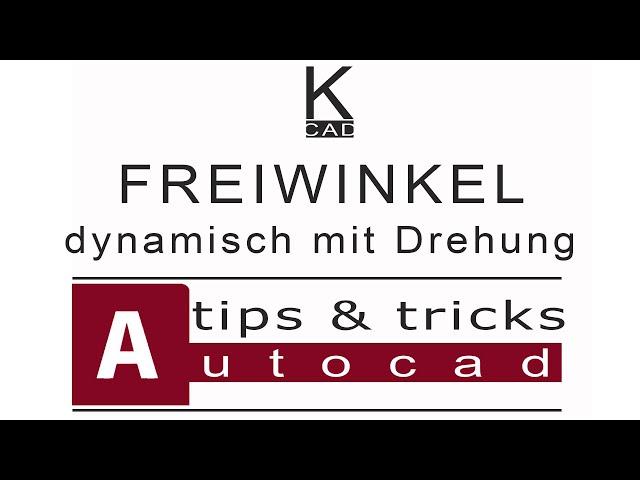 #autocad _7 Blöcke | Freiwinkel